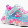 Skechers S-LIGHTS: ETERNAL HEART LIGHTS Girls Trainers Light Blue/Multi