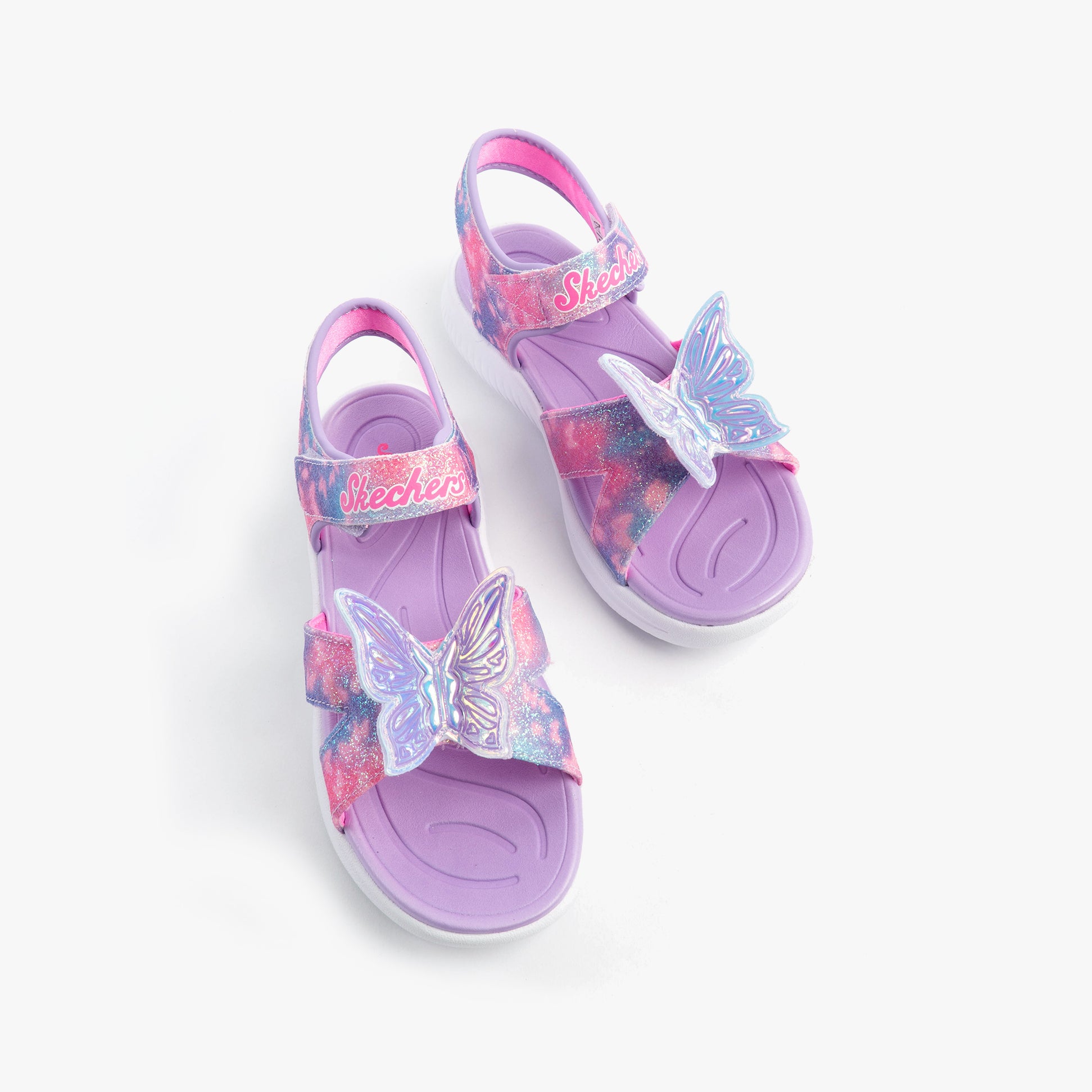 Skechers 303109L/LVMT JUMPSTERS - BUTTERFLY BRIGHTS Girls Sandals Lavender/Multi
