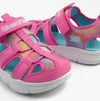 Skechers FLEX SPLASH - DAYLIGHT SHIMMER Girls Sandals Hot Pink /Multi