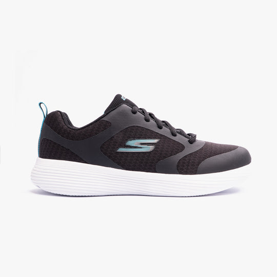 Skechers GO RUN 400 V2 Girls Trainers Black/Blue
