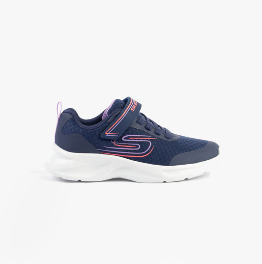 Skechers DYNAMATIC - NONSTOP SPEED Girls Trainers Blue