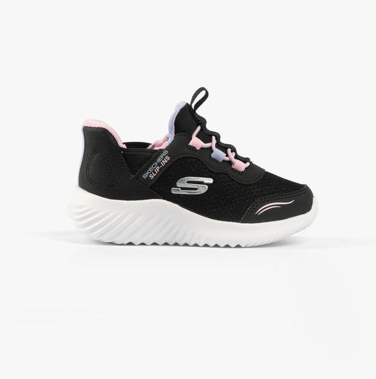 Skechers BOUNDER - SIMPLE CUTE Girls Trainers Black