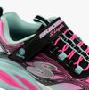 Skechers COSMIC GLOW Girls Trainers Black Multi