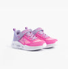 Skechers SKECHERS SOLA GLOW - OMBRE DELUXE Girls Trainers Lavender/Pink