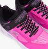 Skechers 303714L/BKHP SKECHERS SOLA GLOW - OMBRE DE Girls Trainers Black/Hotpink