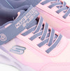 Skechers 303714L/GYLP SKECHERS SOLA GLOW - OMBRE DE Girls Trainers Gray/Light Pink