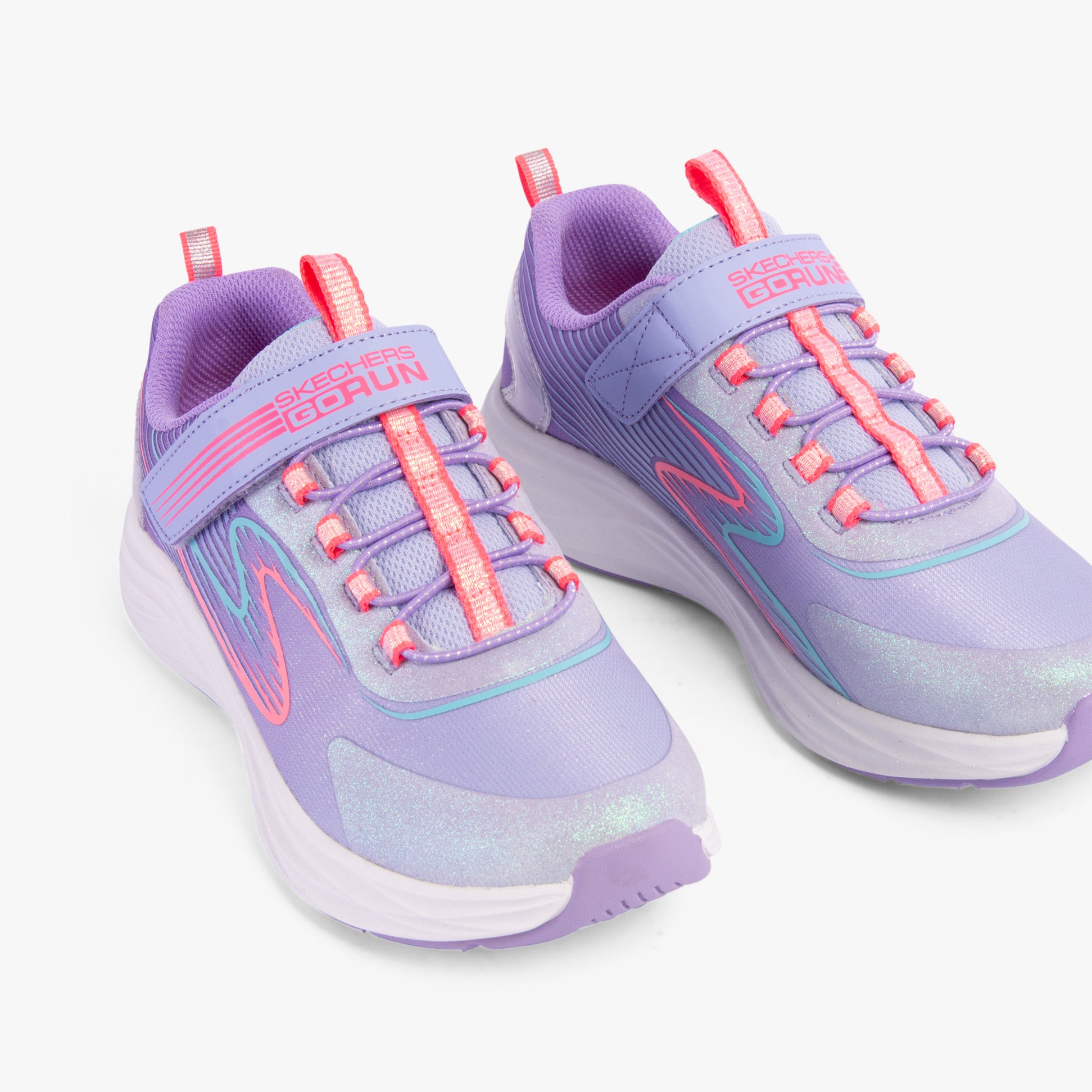 Skechers 303920L/LVMT GO-RUN-ACCELERATE Girls Trainers Lavender/Multi