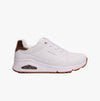 Skechers 310545L/WHT UNO GEN1 - SHIMMER AWAY Girls Casual Shoes White