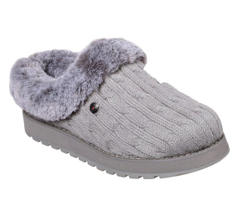 Skechers 31204/GRY KEEPSAKES ICE ANGEL Womens Mule Slippers Grey