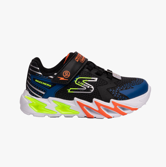 Skechers 400138L/BKBL FLEX-GLOW BOLT Boys Sport Black/Blue