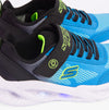 Skechers 401495L/BKBL SKECHERS METEOR-LIGHTS-KRENDO Boys Trainers Black/Blue