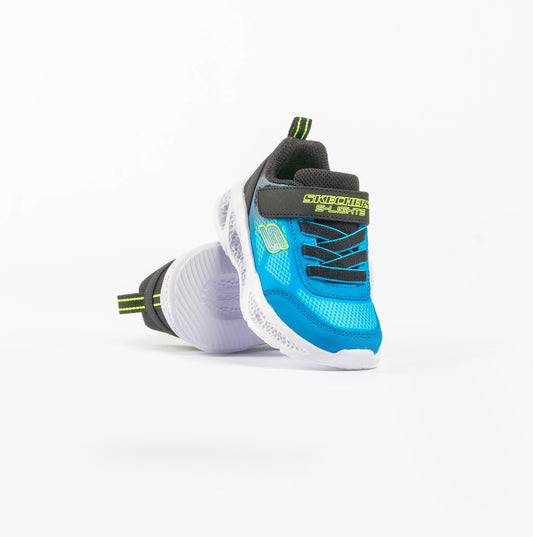 Skechers SKECHERS METEOR-LIGHTS-KRENDO Boys Trainers Black Blue