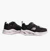 Skechers 401675N/BKGY SKECHERS METEOR-LIGHTS Boys Trainers Black/Gray