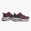 Skechers 401675N/CCOR SKECHERS METEOR-LIGHTS Boys Trainers Charcoal/Orange
