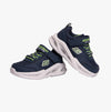 Skechers 401675N/NVLM SKECHERS METEOR-LIGHTS Boys Trainers Navy/Lime