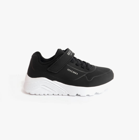 Skechers 403695L/BLK UNO LITE Boys Casual Trainers Black
