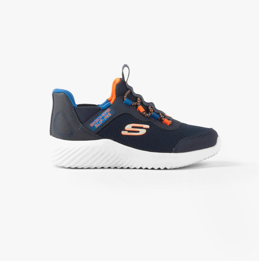 Skechers BOUNDER - BRISK-BURST Boys Trainers Navy