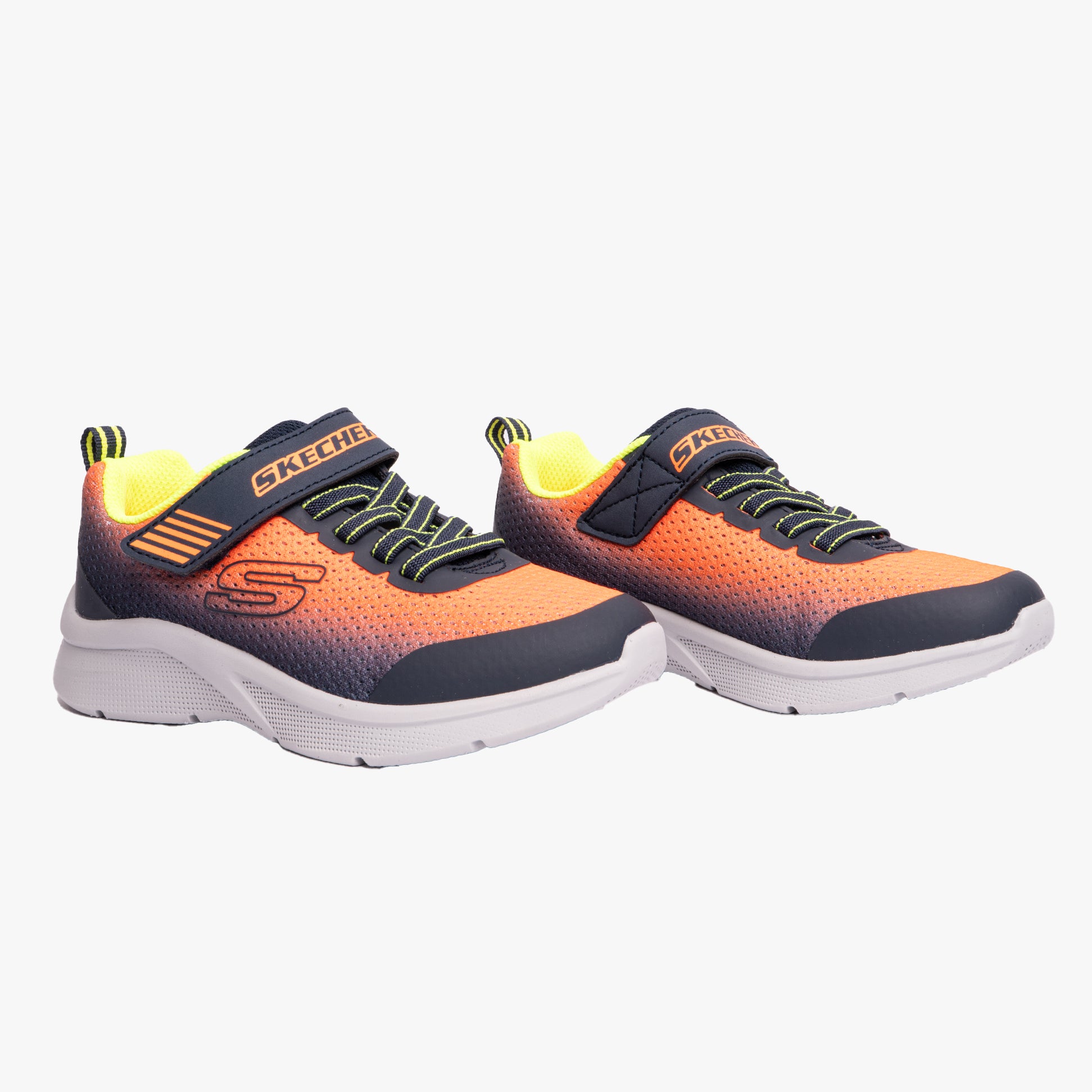 Skechers 403826L/ORNV MICROSPEC - ZORVA Boys Sport Orange/Navy
