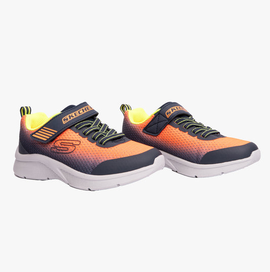 Skechers 403826L/ORNV MICROSPEC - ZORVA Boys Sport Orange/Navy