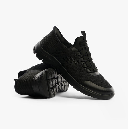 Skechers 403833L/BBK SUMMITS - HIGH RANGE Boys Trainers Black