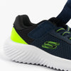 Skechers BOUNDER - TREKZIC Boys Trainers Navy/Lime