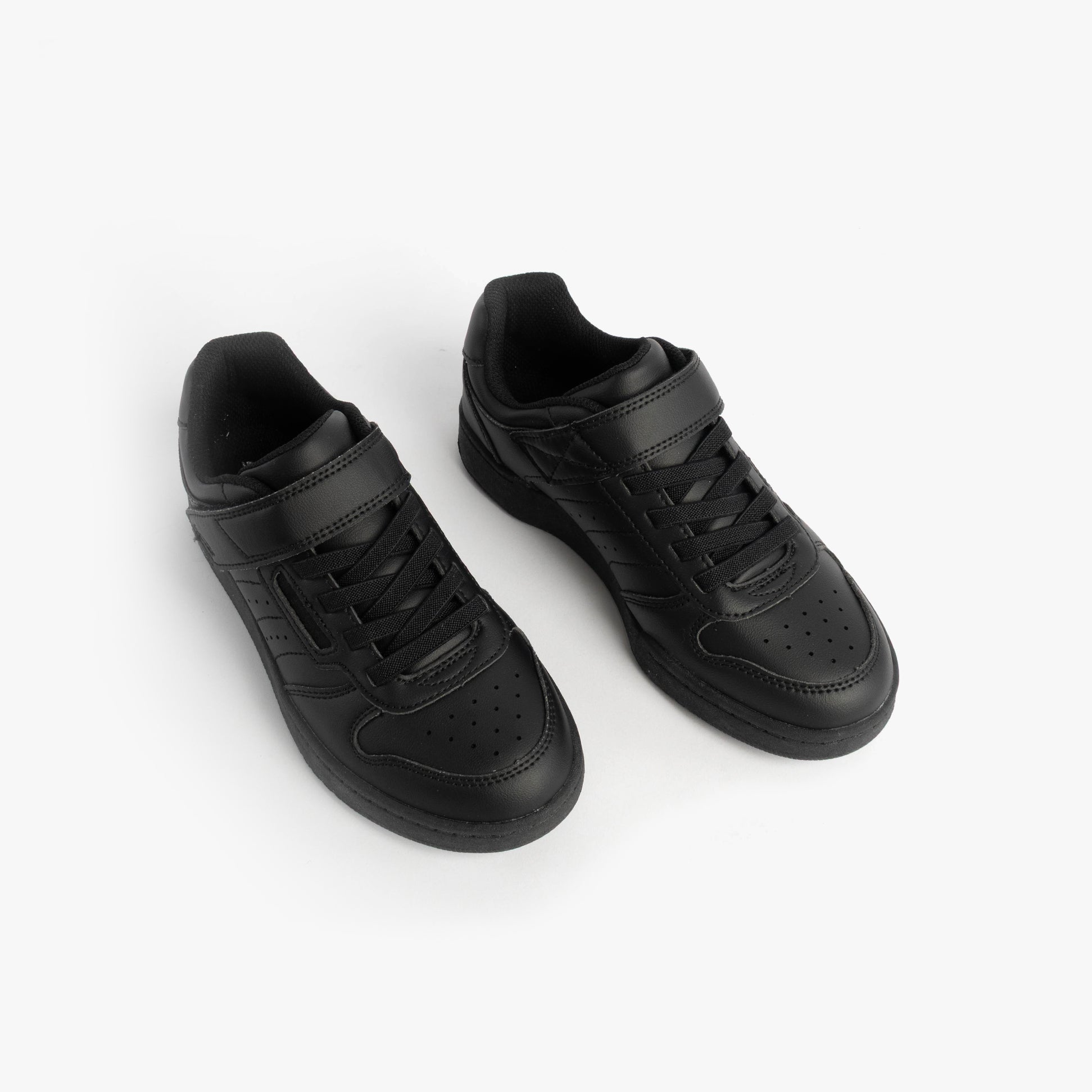 Skechers 405638L/BBK QUICK STREET Boys School Trainers Black