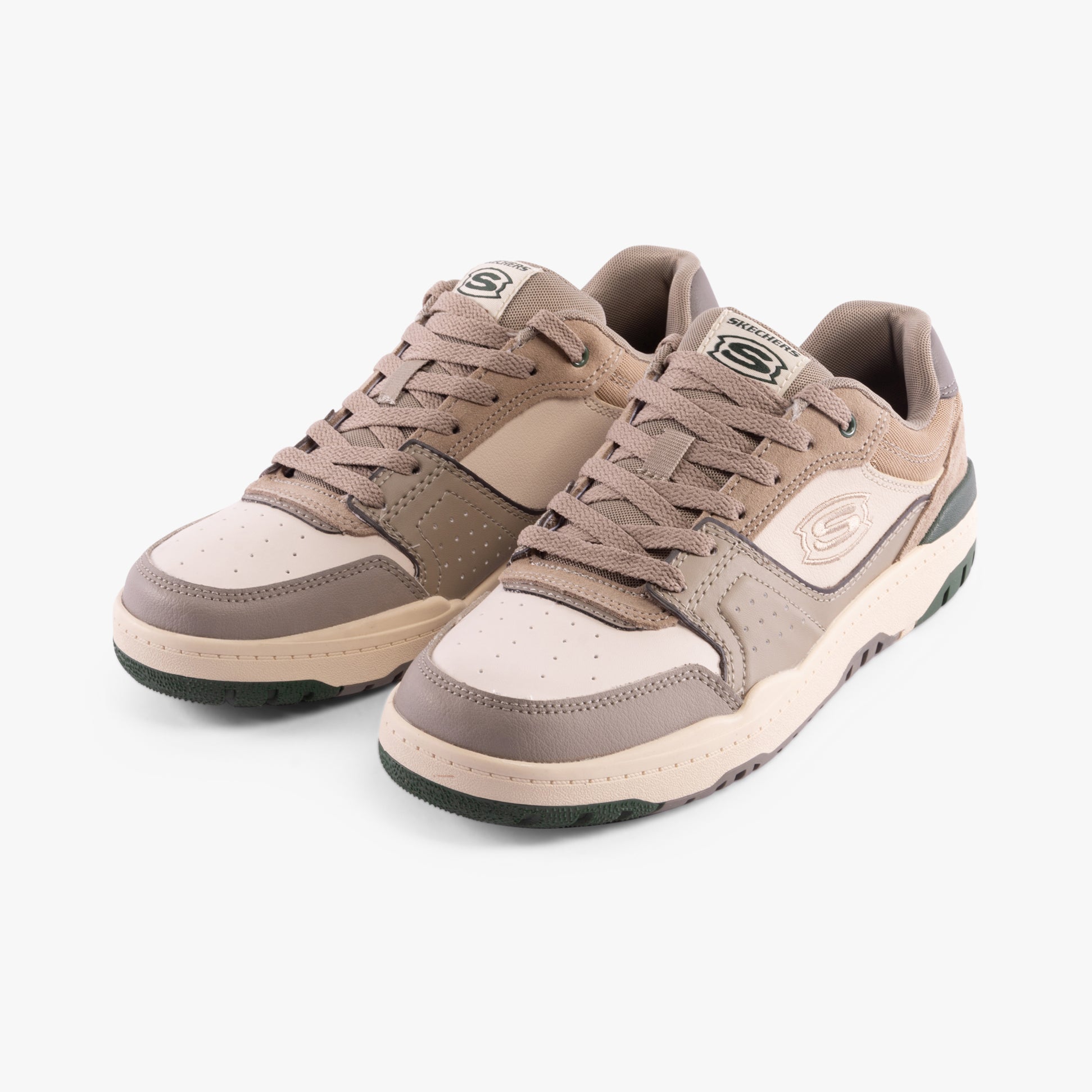 Skechers 406157L/TPE SKX-228 Boys Trainers Taupe