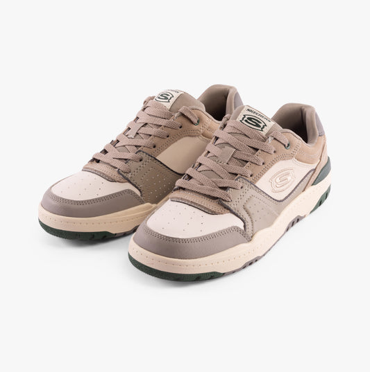 Skechers 406157L/TPE SKX-228 Boys Trainers Taupe
