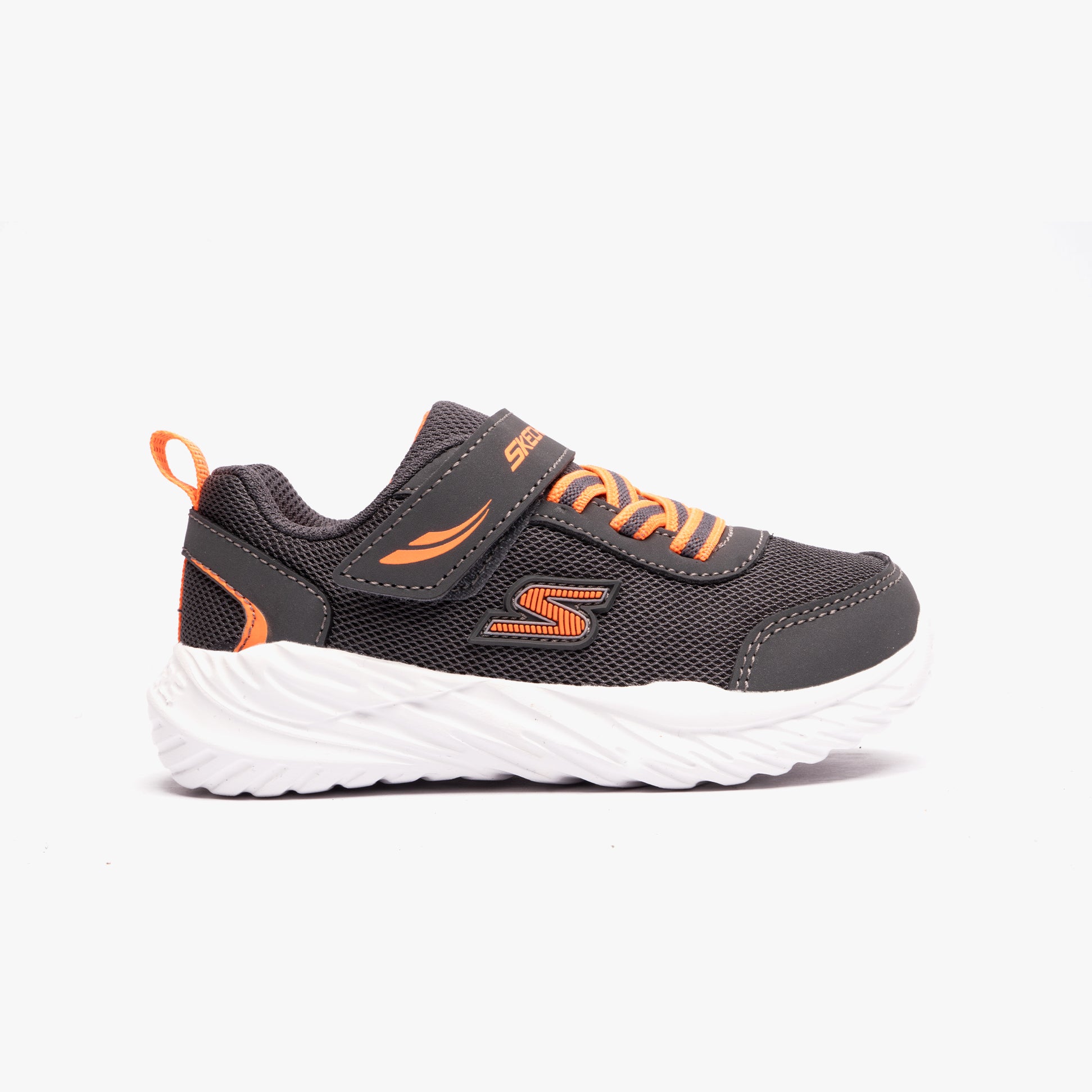 Skechers 407308N/CCOR NITRO SPRINT-ROWZER Boys Sneaker Charcoal/Orange