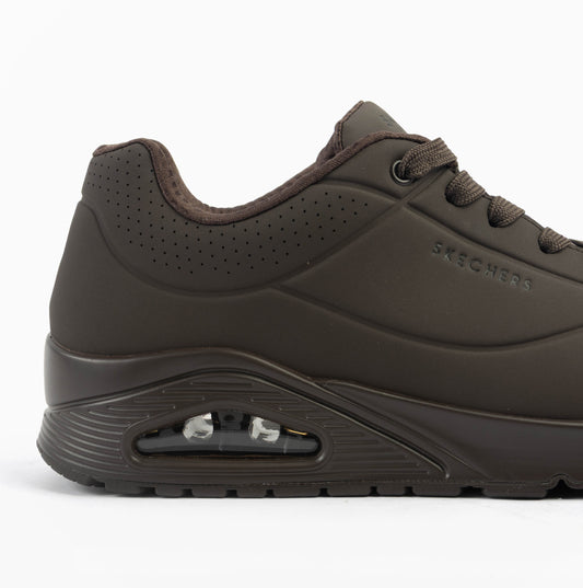 Skechers UNO - STAND ON AIR Mens Trainers Chocolate