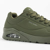 Skechers UNO - STAND ON AIR Mens Trainers Dark Green