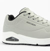 Skechers UNO - STAND ON AIR Mens Trainers Light Grey/Black