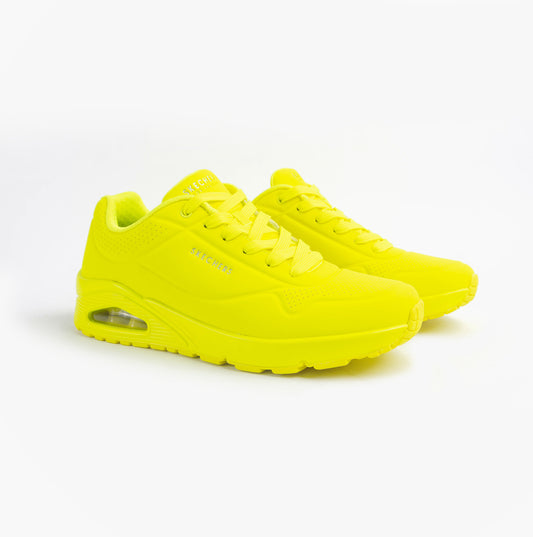 Skechers UNO - STAND ON AIR Mens Trainers Lime
