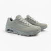 Skechers UNO - STAND ON AIR Mens Trainers Light Grey
