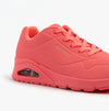 Skechers UNO - STAND ON AIR Womens Trainers Coral