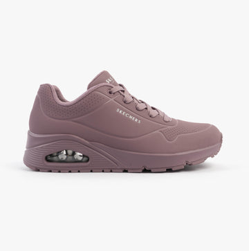 Skechers UNO - STAND ON AIR Womens Trainers Dark Mauve