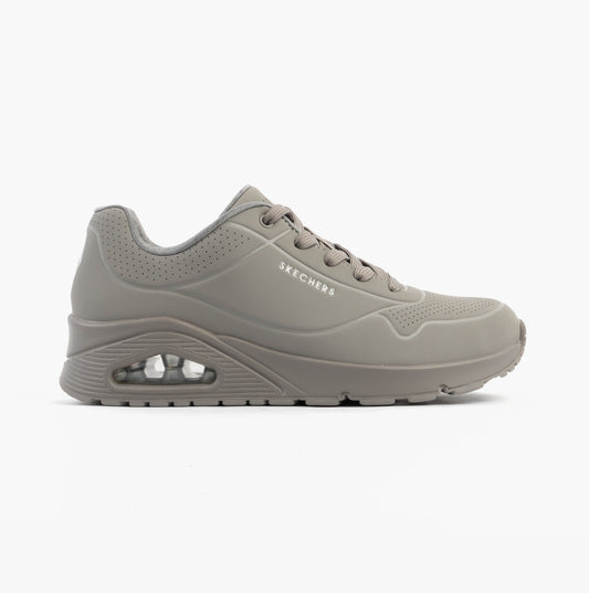 Skechers UNO - STAND ON AIR Womens Trainers Grey/Light Blue