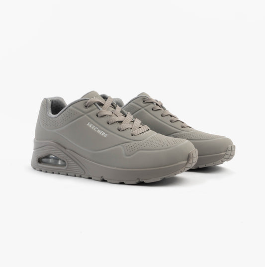 Skechers UNO - STAND ON AIR Womens Trainers Grey/Light Blue
