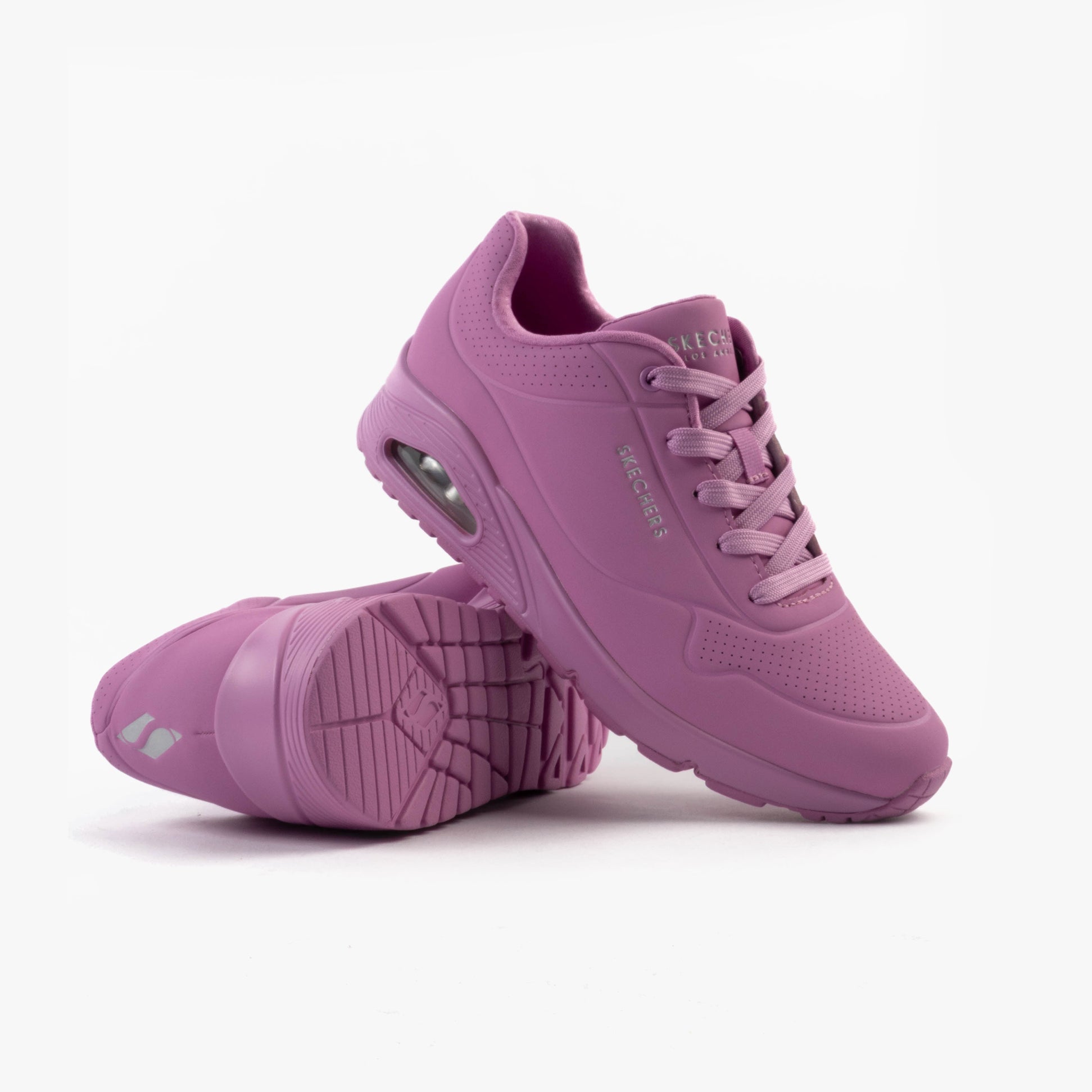 Skechers 73690/PNK UNO - STAND ON AIR Womens Trainers Pink