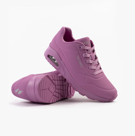 Skechers UNO - STAND ON AIR Womens Trainers Pink