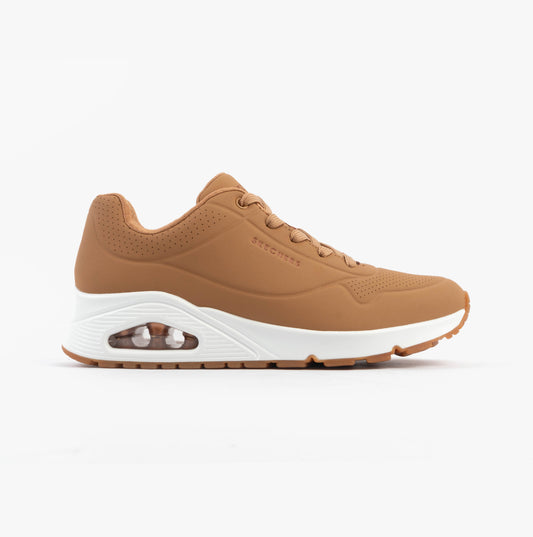 Skechers UNO - STAND ON AIR Womens Trainers Tan