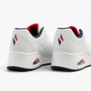 Skechers UNO - STAND ON AIR Womens Trainers White/Red