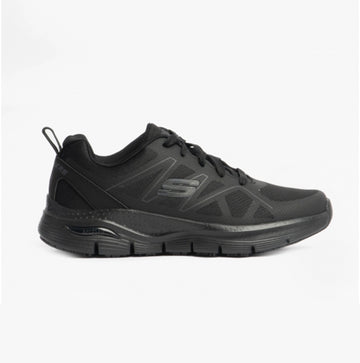 Skechers Work 200025EC/BLK ARCH FIT SR AXTELL Mens Mesh Trainers Black