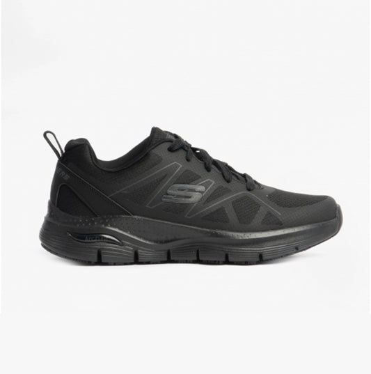 Skechers Work 200025EC/BLK ARCH FIT SR AXTELL Mens Mesh Trainers Black