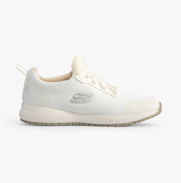 Skechers Work 200051EC/WHT SQUAD SR MYTON Mens Occupational Shoes White