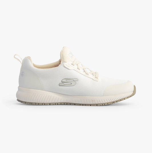 Skechers Work 200051EC/WHT SQUAD SR MYTON Mens Occupational Shoes White