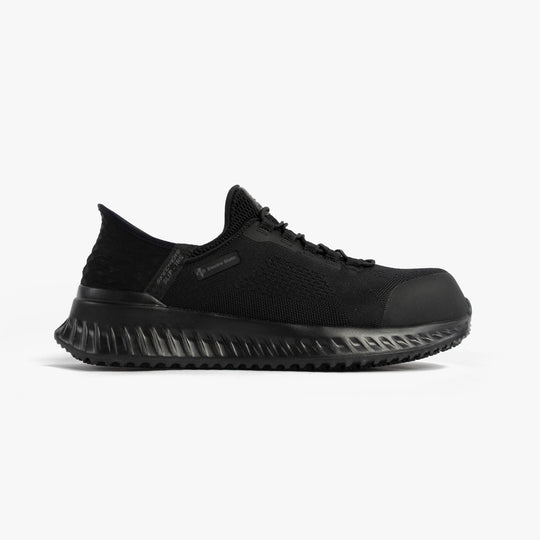 Skechers Work 200206EC Tilido - Fletchit Mens Composite Toe ESD Safety Trainers Black