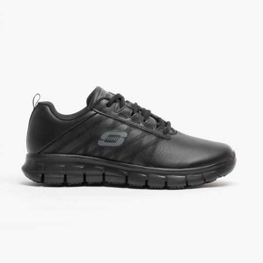 Skechers Work 76576EC Sure Track - Erath SR Womens Slip Resistant Work Trainers Black