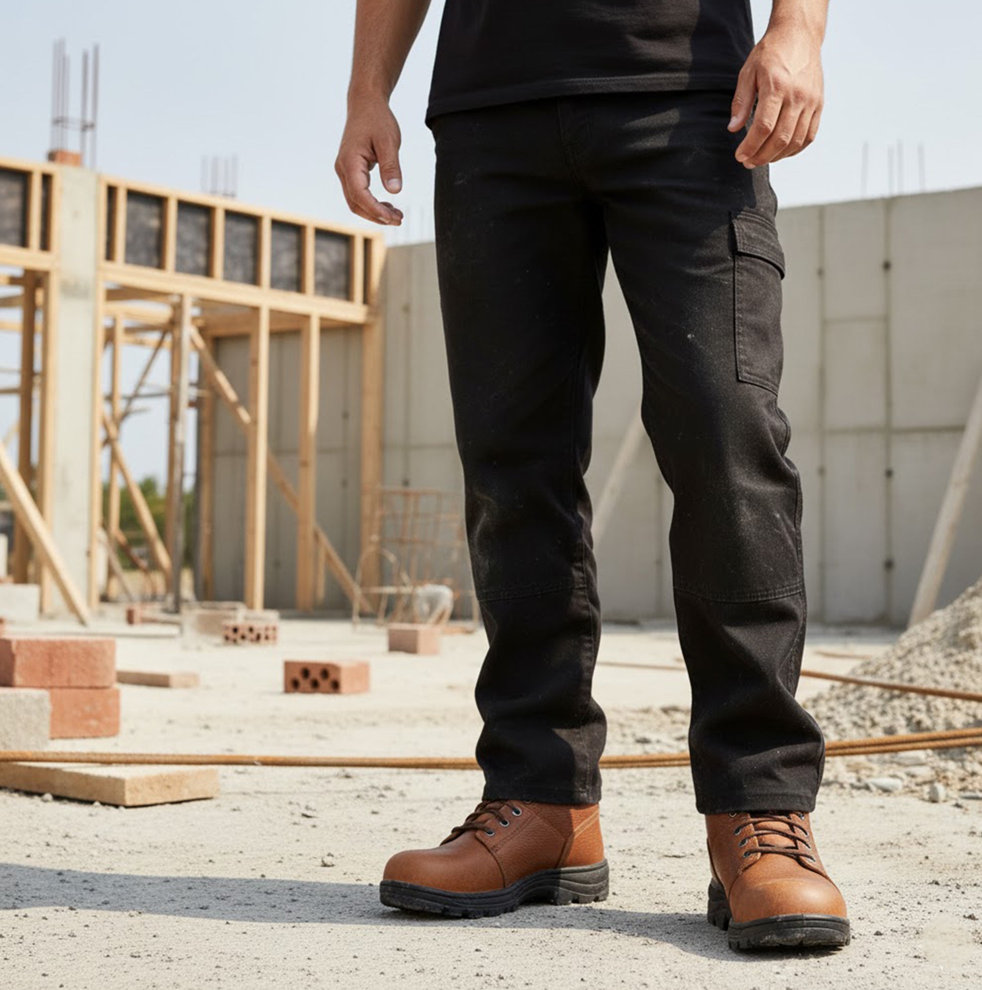 Skechers Work 77009EC WORKSHIRE Mens Safety Boots Brown