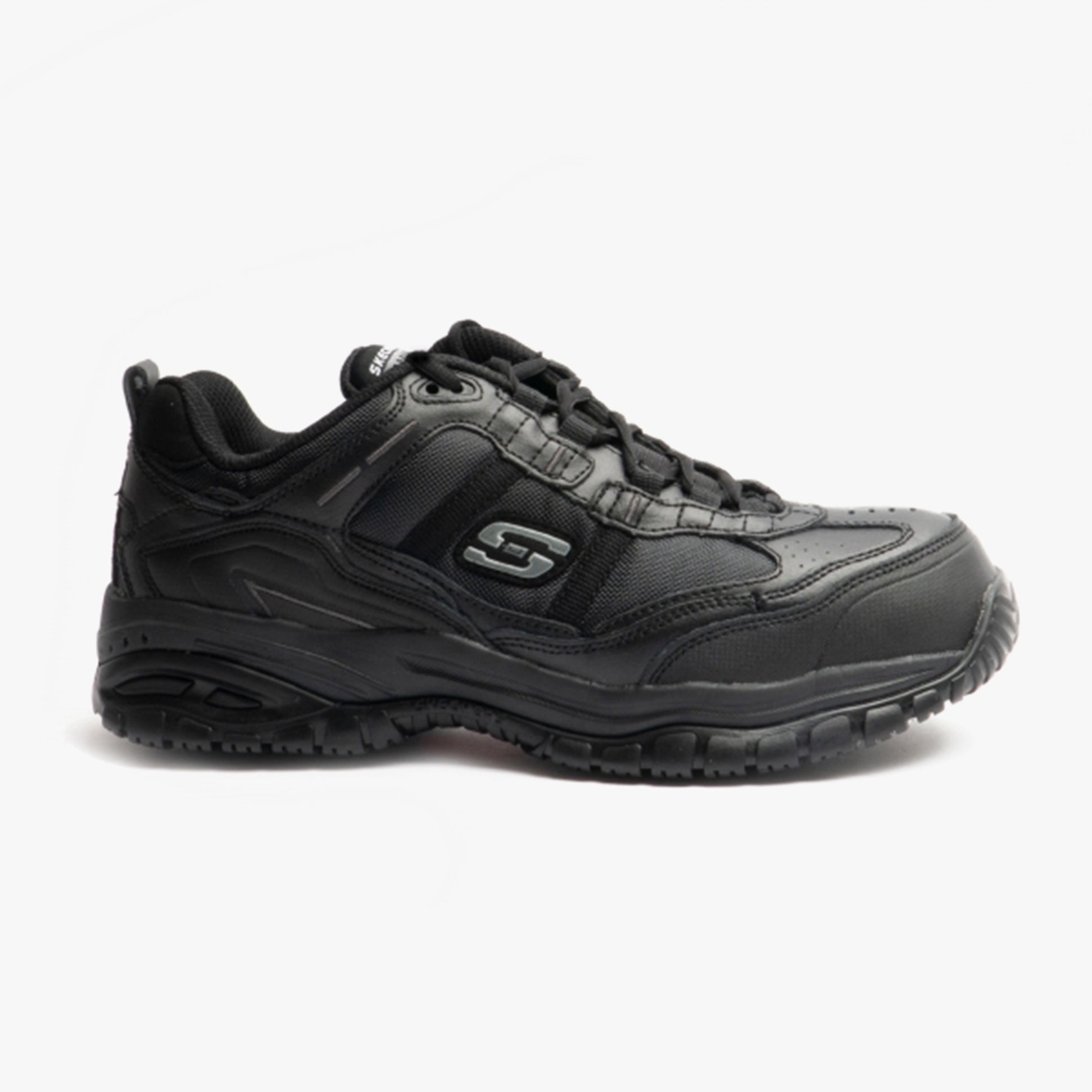 Skechers Work SOFT STRIDE-GRINNEL Mens Safety Trainers Black